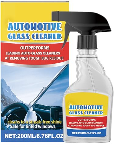 Spray Detergente Per Vetri Auto - Rimozione Sporco Resistente All'Acqua - Spray Liquido Pulitore Per Finestrini Auto,Per Pendolari Guida Notturna Stagione Delle Piogge Prima Di Lunghi Viaggi