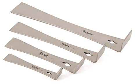 Titan Tools 17005 Edelstahl-Nageleisen und Schaber-Set, 17009