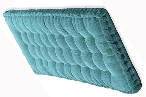 Bankkissen 90x40/100x40/120x40/150x50/160x40/160x50/110x60 Outdoor Bankauflage 1/2 /3/4-Sitzer Bankauflage Bankkissen Sofa Boden Sitzkissen für Garten Terrasse Schaukel (Color : #8, Size : 50x55cm/1