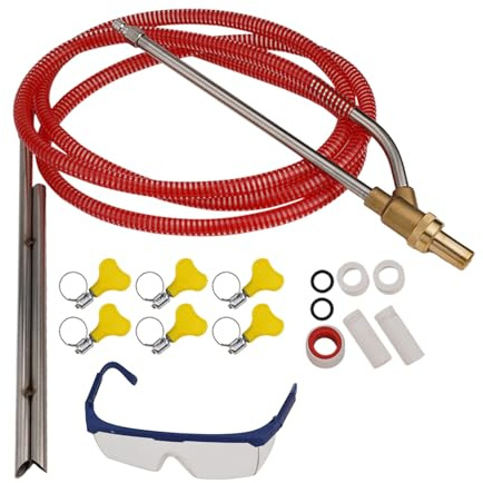 Pressure Washer Sandblasting Kit,Sand blaster for pressure washer with Replacement Nozzle Tips, Glasses,1/4 Inch Quick Disconnect for Abrasive Cleaning