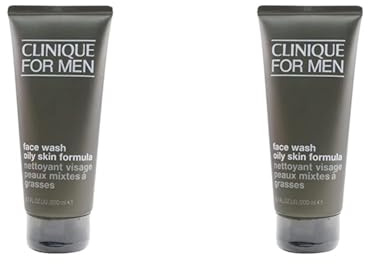 Clinique Clinique For Men Face Wash Oily Skin Formula for Men 6.7 oz Cleanser (Pack of 2)