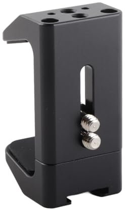 Morsetto Universale per Power Bank con Supporto per Pattino Freddo Supporto per Powerbank in Alluminio Morsetto Fisso per Fotocamera Supporto per Foro Portatile 1/4 I S