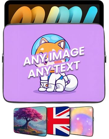 Custodia personalizzata in neoprene per laptop da 10 pollici e 11 pollici, custodia personalizzata per tablet, iPad, notebook, da viaggio