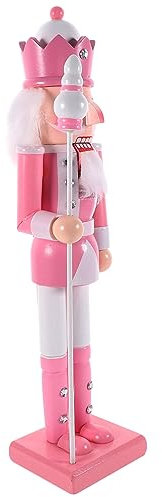 ABOOFAN Cascanueces de Navidad Cardenal muñeca Cascanueces Accesorios Cocinero Adornos Hombre Hada navideños Christmas de Navidad de Madera