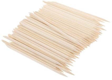 NOLITOY 300pezzi Bastoncini in Legno per Manicure Strumenti per Rimuovere Cuticole e Pulire Unghie Accessori Professionali per Nail Art e Bellezza delle Unghie