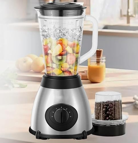 High Quality Multi-Purpose Blender SK-03031, 800W, 1.5L with Spice Grinder | 5 Speeds & Pulse, Copper Motor, BPA-Free Jar, Ice Crush Function, Coffee & Spice Grinder
