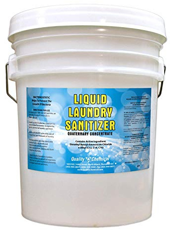 Quality Chemical Laundry Sani-Clean Liquid for Clothes or Commercial use - Laundry, Odor Eliminator and Fabric 5 gallon pail