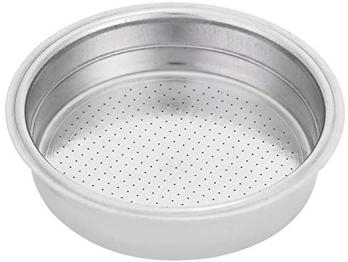 Kaffeemaschine Filterschale Doppelschicht Edelstahl Kaffeefilter Druckfilterkorb Kaffeemaschine Zubehör(1#)