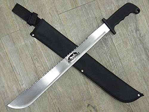 KNIFE COLTELLO 66 CM AMAZONAS ALBAINOX SOPRAVVIVENZA dorso seghettato 32087