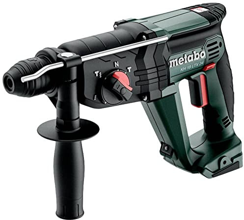 Metabo Akku-Kombihammer KH 18 LTX 24 – 601712850 – 18 V – Kombihammer zum Hammerbohren, Bohren und Meißeln – Ohne Akku und Ladegerät
