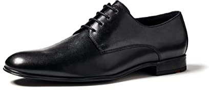 LLOYD Herren Schnürschuhe Fonda, Männer Businessschuhe,Low-tie,schnürschuhe,schnürer,Halbschuhe,klassisch,elegant,Schnuerer,SCHWARZ,43 EU / 9 UK