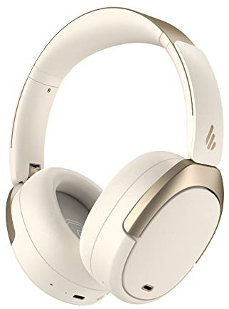 Edifier WH950NB Hybrid Active Noise Cancelling Kopfhörer -LDAC Codec mit Hi-Res Audio und Custom EQ über App nach 55H Playtime mit Faltbarer drahtloser Over-Ear Bluetooth V5.3 Kopfhörer - Weiß