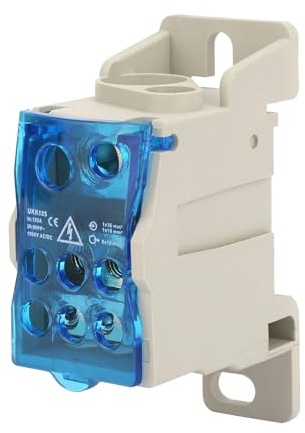 Scatola di Distribuzione del Morsetto, Morsettiera Distribuzione, UKK-125A Guida DIN Scatola di Giunzione di Alimentazione Universale Scatola di Giunzione Elettrica