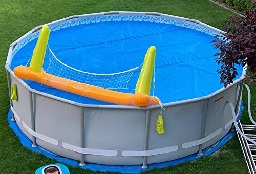 Solarplane Abdeckplane Pool Poolheizung Runde Oberirdische Metallrahmen Schwimmbadabdeckung / Tragbare Unterirdische Schwimmende Heizung Schwimmbaddecke, Durchmesser Sonnenbecken Membran / Poolplane (