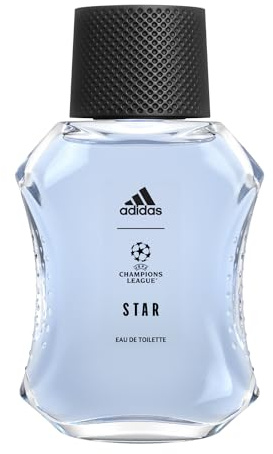 adidas UEFA STAR Edition Eau de Toilette, profumo aromatico di agrumi, da uomo, 50 ml