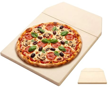 Pizza Stones Replacement Parts for Ooni Karu 16 Multi-Fuel Outdoor Pizza Oven Cordierite Baking Pizza Stones for Ooni Pizza Oven Stones Accessories for Bread, Pies,Pastry &Pizza