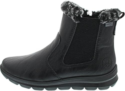 Rieker Damen Z0061 Stiefelette, Schwarz, 42 EU