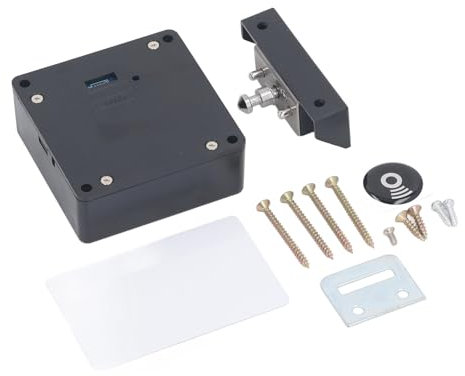Schlüsselloses Elektronisches Schrankschloss, unsichtbares Schloss mit Robuster und Langlebiger Nutzung, Lochfreies ABS-Material, Elektronisches Sensor-Schrankschloss für