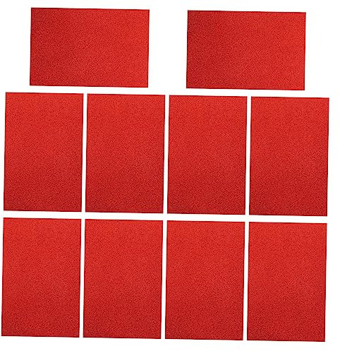 PHENOFICE 10stücke Glitzerpapier Mit Rückkleber Bastelmaterial Für Mädchen -glitzerpapier Für Kunstprojekte Karten Und Dekoration