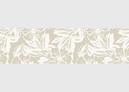 AG Design Bordura Autoadesiva Fiore, AWB 8418 | Decorazione Impermeabile per Pareti, Mobili, Carte da Parati, Rivestimenti Murali e Porte, Pellicola, Multicolore | Larghezza 500 cm x Altezza 13,8 cm