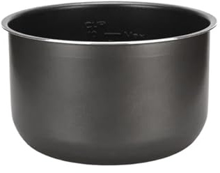 CEPAIXN Revestimiento For Olla A Presión Eléctrica De 4 L, 5 L Y 6 L, Antiadherente, Color Negro, Cristal, Compatible con Midea(6L)