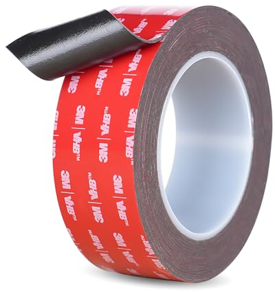 Ruban adhésif double face extra fort en mousse VHB 3M 35 mm x 5 m, imperméable et résistant aux hautes températures, pour voiture, décoration de maison, décoration de bureau