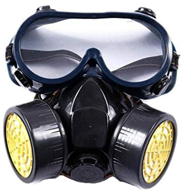 Bemonew Återanvändbar halvmask med glasögonfilter