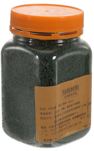 ROMISBABA Polvo de Musgo Artificial para Decoración de Jardines Pequeños, Esponja en Polvo de 400ml Fácil de Mantener Necesidad de Riego