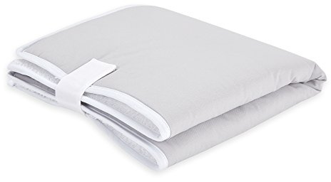 KraftKids Resor lindad i Unigrau, resekudde 60 cm x 60 cm, skötunderlag för resor med kärlek handgjord i EU