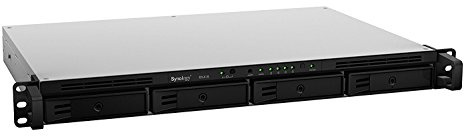 Synology RX418 Festplattengehäuse (1U) Schwarz, Grau – Festplattengehäuse (Festplatte, SSD, 56 TB, SATA, Serial ATA II, Serie ATA III, Rack (1U), Schwarz, Grau, 3 Lüfter)