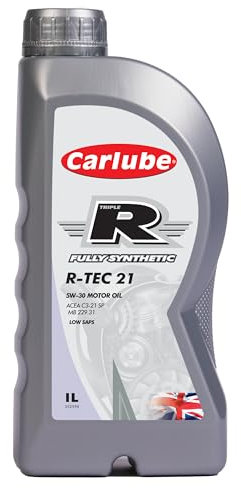 Carlube Triple R 5W-30 ACEA C3, API SP Fully Synthetic Engine Oil R-TEC 21 1L