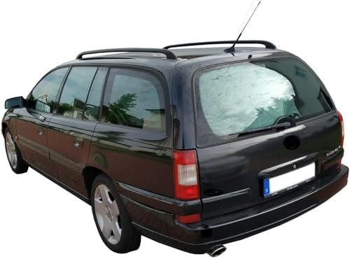 Solarplexius Auto-Sonnenschutz Scheiben-Tönung passgenau für Opel Omega B Caravan 94-99 ohne 3. Bremslicht, ohne Alarmanschlüsse Keine Folie