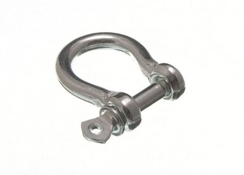 One Stop DIY 3 x Schäkel-Stift-Kettenglieder, 5 mm, verzinkter Stahl
