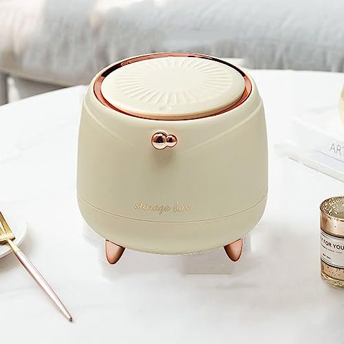 RZXBB Mini Abfalleimer Tisch Mülleimer,Tischmülleimer mit Deckel,Küchen-Schreibtisch-Mülleimer,Küchen-Schreibtisch-Mülleimer,Trash cans desktop für Schreibtisch, Badezimmer, Küche