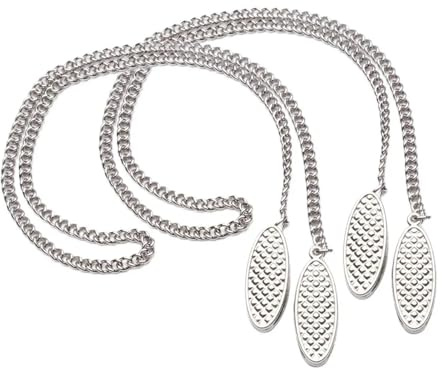Fituenly 2 Stücke Elegante Serviette Clips Ketten Praktische Serviette Befestigungs Clip Für Handtuch Schürze Lätzchen Serviette Ketten Halter Hause Kinder Erwachsene Kind