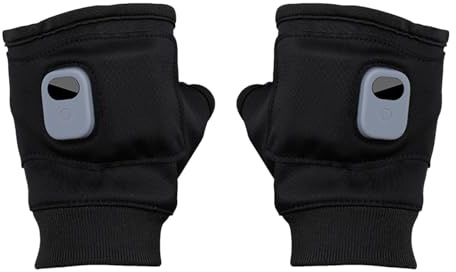 Wezalget Guantes térmicos de invierno | Guantes calefactados USB recargables inalámbricos sin dedos, guantes de trabajo con calefacción para pantalla táctil, guantes de trabajo con calefacción