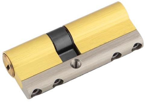 LSHIJI SchließZylinder Universal Außentür 130mm Teilkernschloss Zylinder 8 Schlüssel Home Anti-Picking Schloss Kernschloss Zylinderschloss