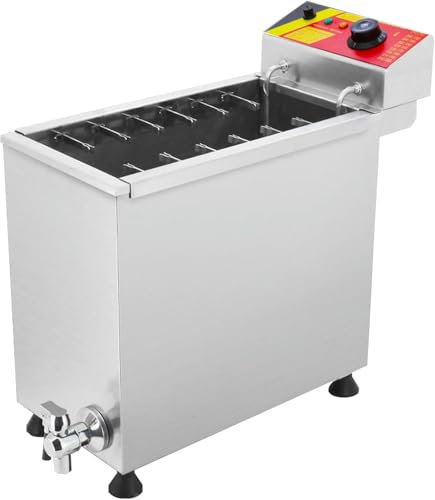 LYJYUJIE Mais Hund Friteuse 25L Kommerzielle Käse Hot Dog Sticks Maker Maschine Käse Hot Dogs Sticks Frittiermaschine für Küche, Restaurant, Geschäft, Haus~/