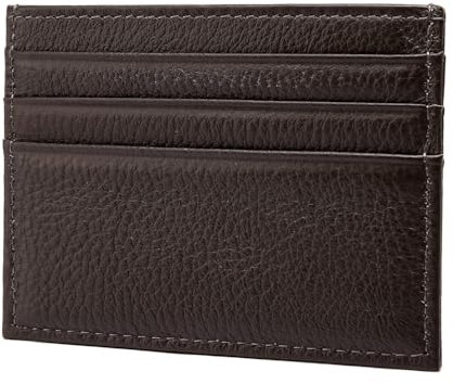 FOMAX Kartenetui aus echtem Leder, Elegantes Design mit übersichtlicher Anordnung