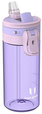 Sparrow Gourde Sport - TouchFlow Tritan Bouteille d'eau - 500ml/750ml/1L - sans BPA - Gourdes Paille Convient pour Enfant, Adulte Sport, l'école, en Plein air