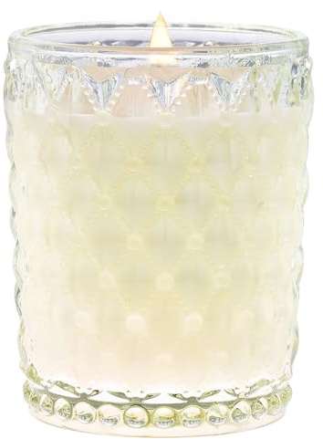 M&SENSE Duftkerze Groß Fliederblüte|Knisterkerze mit Holzdocht|500g 100 Stunden Lang Brennende Sojawachs Scented Candle im Glas|Luxus Kerze Geschenk für Männer und Frauen 16.6oz