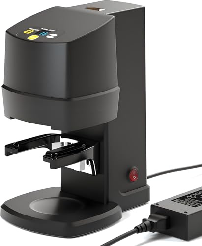 Electronic Automatic Coffee Tamper Machine | 58mm | Portafilter Sensing | 22-66LBS |Adjustable Tamp Pressure |Height Adjustable for Wide Range