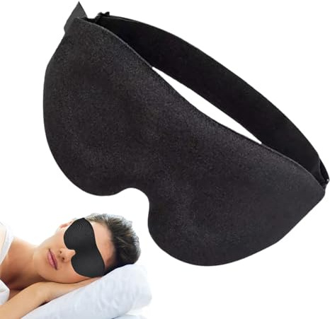 Reise-Schlafaugenabdeckung | Eye Sleep 3D Tiefkonturierter, atmungsaktiver Augenschutz für die Nacht - Weicher, atmungsaktiver Augenschutz für die Nacht, Yoga-Augenschutz, Schlaf-Augenschutz, verstell