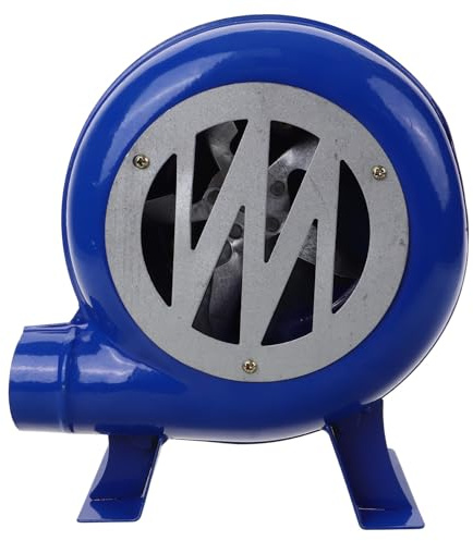 Kichvoe Soplador de Aire Manual de Hierro para Barbacoa Portátil Manivela, Ventilador para Chimenea y Camping, Accesorio para Parrilla al Aire Libre, Soplador de Fuego Potente
