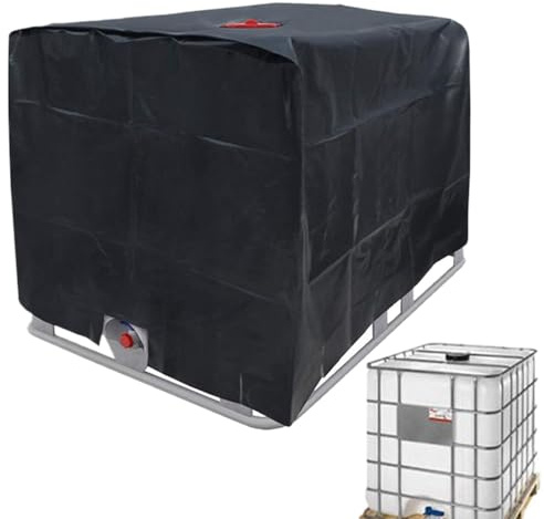 Générique Rain Barrel Cover - Pro | tanksköld - tankskydd 1 000 L, anti-UV, vattentät presenning i 210D oxfordtyg för trädgård, camping, RV och fat | Cubierta | 2026 Pro