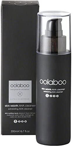 OOLABOO Skin Rebirth Exfoliating Aha Cleanser - Phase 1, 200 ml