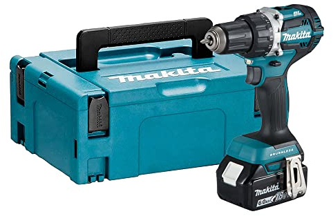 Makita DDF484G1J Bohrschrauber 18 V Li-Ion Ø 13 mm + 1 x BL1860B + MAKPAC