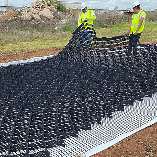 Kunovo Bodengitter Flexible Geogitter Unterbauarbeiten - 1m/ 2m / 3m / 4m / 5m / 6m Breite, HDPE-Erbsenkies-Kiesstabilisator-Geogitter für Die Landschaftsgestaltung, an Ort Und Stelle Halten