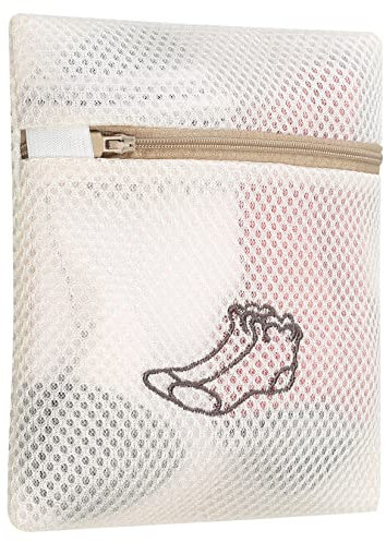 Wäschenetze für Waschmaschine, Wäschesack, Wäschebeutel, Wäschetaschen, Waschbeutel mit Reißverschluss, für Empfindliches Mäntel, BH, Unterwäsche, Socken, BH - 18x20 cm