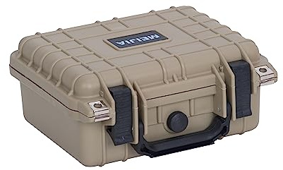 MEIJIA Custodia protettiva rigida impermeabile IP67, custodia rigida compatta per fotocamera, piccola custodia rigida con schiuma personalizzabile, adatta all'uso di droni, fotocamere, obiettivi